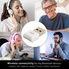 Hideez Bluetooth Adapter for macOS, Windows, Linux, Raspberry Pi: Low Energy, Long Range BT Dongle for Mouse, Keyboard, Headphones, Speakers, Printers