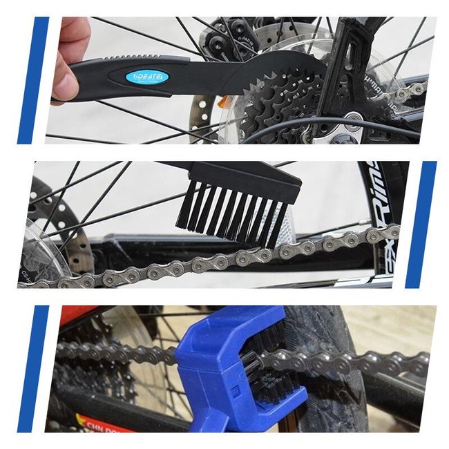 1 Set Portable Bicycle Chain Cleaner Motorcycle Road Bike Chain
