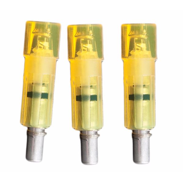 Lumenok Excalibur Firebolt Flat Bolt End (3-Pack), HD Orange