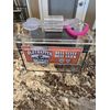 Old Trapper Beef Sticks Clear Acrylic Display Case/ Box With Tongs