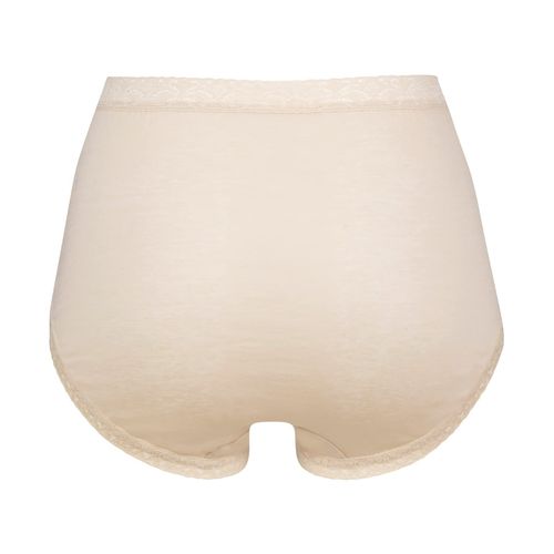 Wacoal PPC201 Women's Panties, Body Suede, Deep, Body Fabric, 100% Cotton, Standard Length, High Cut, BE