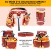 Heavy Duty Grain Leather Carpenter Tool Belt | Leather Tool Pouch Construction