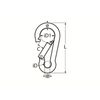 spring hook 12x140mm