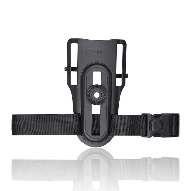 CYTAC 360 Adjustable Tactical Gear Attachments for R-Defender Holsters - Optional: Belt Clip / Molle / Belt Loop / Drop Leg Platform / Shoulder Harness (Low Ride Belt Loop)