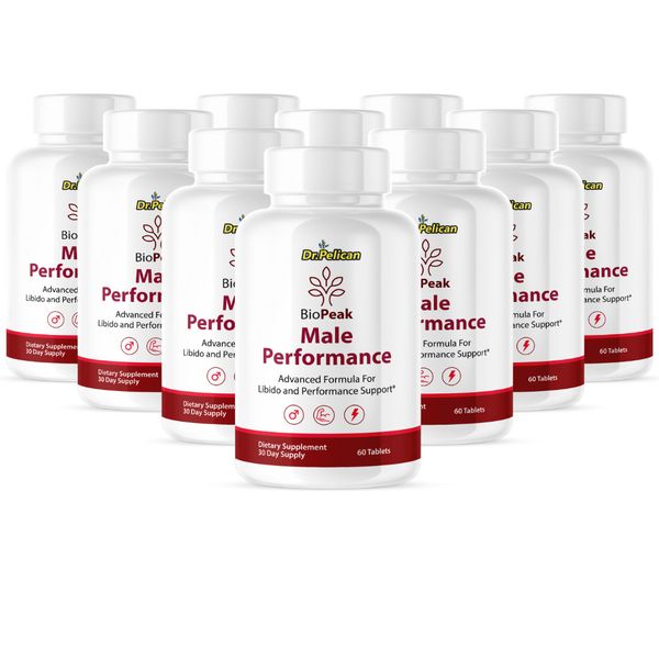 BioPeak- Men's Health & Performance- 10 Bottles- 600 Tablets