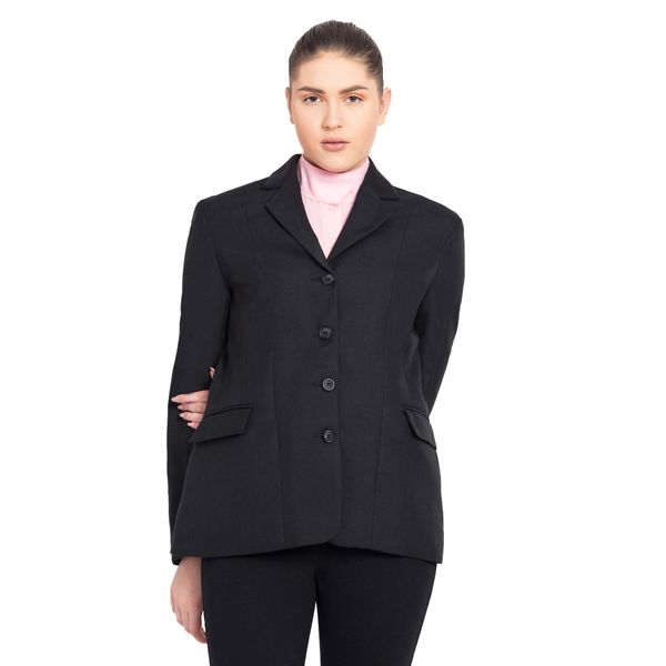 TuffRider Women's Regular Starter Show Coat, Black, 12