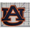 Auburn Tigers Big 5 1/8"  Iron On Embroidered Patch ~FREE Tracking!!