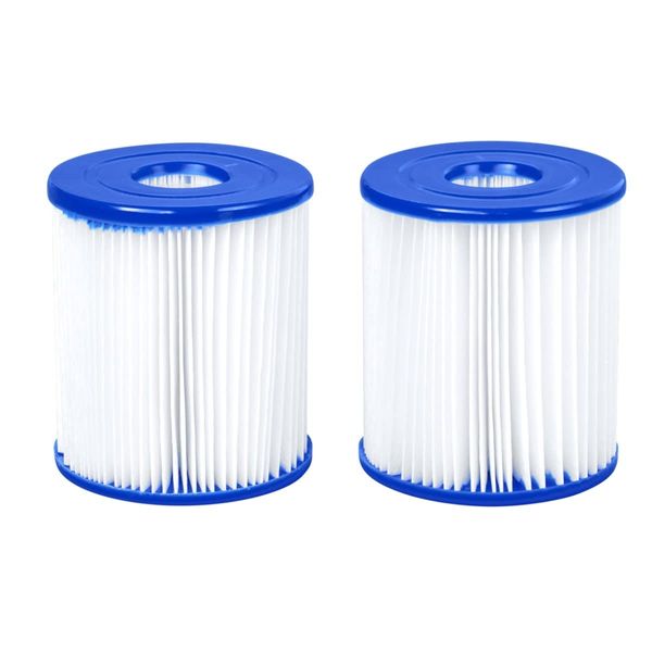 Bestway Size I Filter Cartridge for Pools, Blue/white, 3.1 x 3.5 Inch, Twin Pack