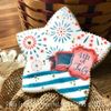 Cookie Stencils by Julia Usher | 4th of July | Prettier Plaques 5 Stencil Set