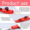 1PCS Paint Roller Extension Pole. Multi-Angle Paint Brush Extender with Adjustable Roller Extension Pole, Extendable Universal Extension Pole for Ceiling Painting