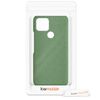 kwmobile Fabric Case Compatible with Google Pixel 5 - Case Hard Protective Phone Cover with Material Texture - Green