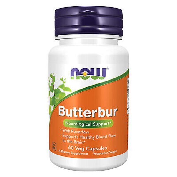 NOW FOODS Butterbur 60 Veg Capsules