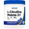 Nutricost L-Citrulline Malate 2:1 (300 Grams) (Blue Raspberry)