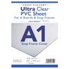 A1 Snap Frame Protective Clear Acetate Cover. 400 Micron. by Vesey Gallery® (3)