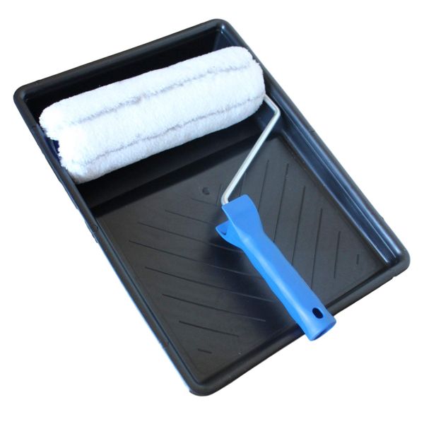 Mini Paint Roller with Handle and 4 Roller Sleeves