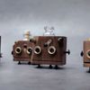 Steampunk Style Robot No.1 Car Air Freshener Diffuser Aromatherapy Decor Clip