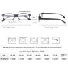 Kerecsen 4-Pack Rectangular Retro Style Men Reading Glasses Spring Hinges Comfortable Readers (+0.75, 4 Pack Black)