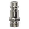Euro Air Hose Connector Fitting Quick Release Pack Threaded & Hose Tail Barb