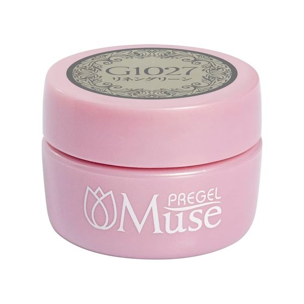 PREGEL Muse PGU-G1027 Color Gel, Linen Green, 0.1 oz (3 g)