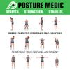 PostureMedic Original - Posture Corrector Brace - Improve Posture with Support and Exercises (XSmall)