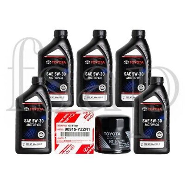 Genuine Toyota oil change kit for 2015 Toyota Corolla 1.8L L4 engine oil 5w30