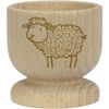 'Content Sheep' Wooden Egg Cup (EC00026738)
