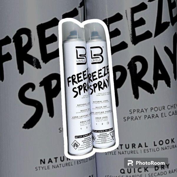 LEVEL3 Freeze Spray For Mid Shine With Strong Hold