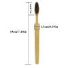 Colincie Extra Hard & Firm Bamboo Charcoal Toothbrush Long Head with Wide Thickened Handle Whitening Teeth Pack of 12