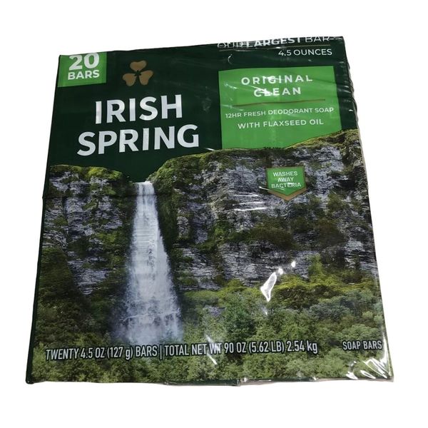Irish Spring Bar Soap 4.5 oz Refreshing Scent Bulk (pack Of 20)