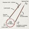KnitPro Ginger Fixed Circular Needles 40" (100cm) | 3.25mm