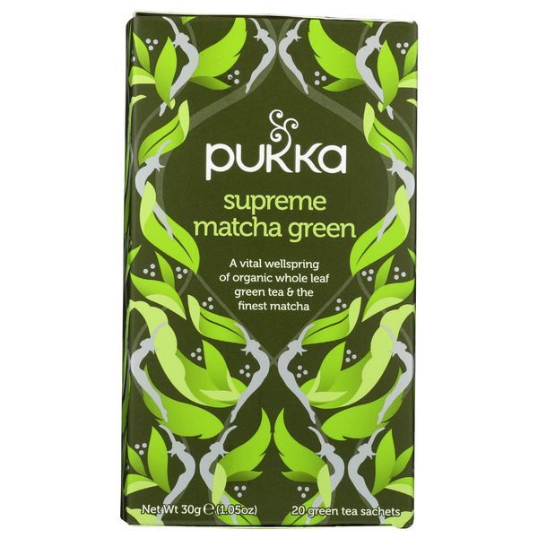 Pukka Herbal Tea Organic Matcha Green, 20 ct