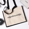 Manic Mum Day Shopping Tote Bag Gift Idea (Black)