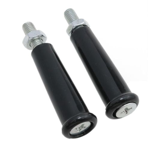 Meuey Lyot Revolving Handle Lathe Crank Handle Trailer Jack Handle M10 Threaded Handle Grips Crank Handwheel with Nuts 2PCS