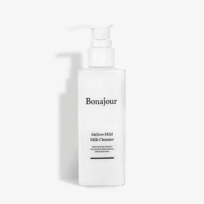 BONAJOUR] Mellow Mild Moisture Milk Cleanser - Vegan beauty Natural Face Wash For sensitive skin for Daily Face Washing 6.7 Fl. Oz