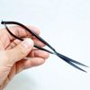 Moss Interior Coquerium Gardening Scissors Terrarium Aquarium Trimming Scissors Black