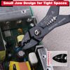 LEONTOOL Electrical Pliers, Wire Stripper, 4 in 1 Operation, Crimping Tool, Multi-functional Pliers, Cable Stripper, Hand Stripper, Multi Wire Stripper, Multi Wire Stripper, Crimping Tool, Wire