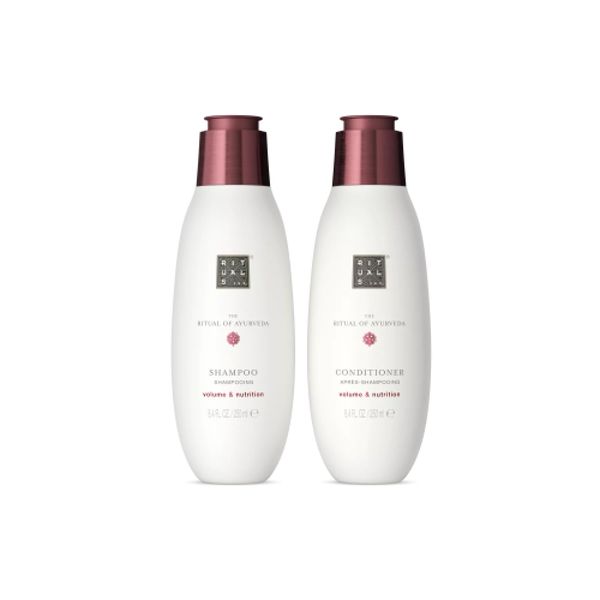 RITUALS The Ritual of Ayurveda Value Pack - Nourishing Shampoo and Conditioner Set - With Wheat, Chia Seeds, Rice, and Macadamia Oil - Gift Set Pack of 2x 250ml