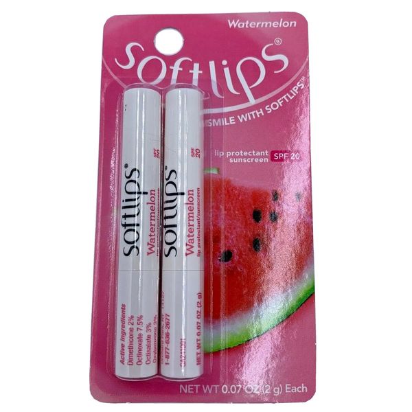 Softlips 2 sticks of lip protection/sun