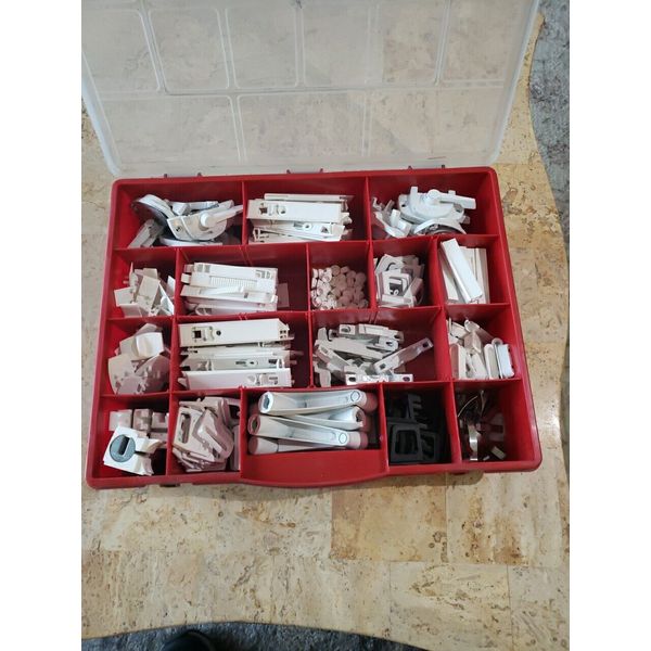 N.O.S O.E.M Certainteed window parts  Large lot storage box not included