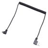 KAUMO Coiled Cable, Curl Cable, Micro USB L-Terminal (USB-A/micro-B)