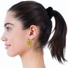 NCAA Siskiyou Sports Womens Michigan Wolverines Dangle Earrings One Size Team Color