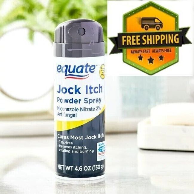 Equate Jock Itch Relief Powder Spray Antifungal, 4.6 oz