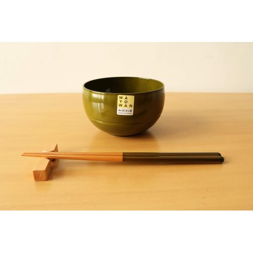 Asahi Koyo Wooden Chopsticks Natural Wood 9.1 inches (23 cm) WAYOHASHI Khaki Non-Slip, Dishwasher Safe, Made in Japan