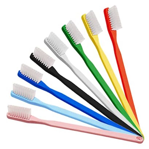 PHB Toothbrushes for Adults, Assorted Set of 6, with Toothbrush Cap