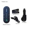 Car Bluetooth Speaker Wireless Music Player w/ Visor Clip for Handsfree Talking