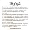 Bravo Bells Rose Diamond Bell - Biker Bell Accessory or Key Chain,