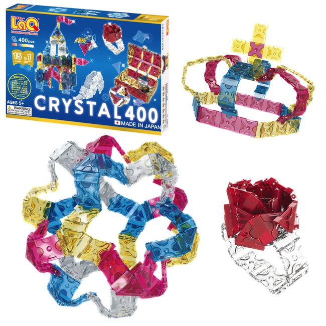 LaQ Freestyle Crystal, 400 Pieces