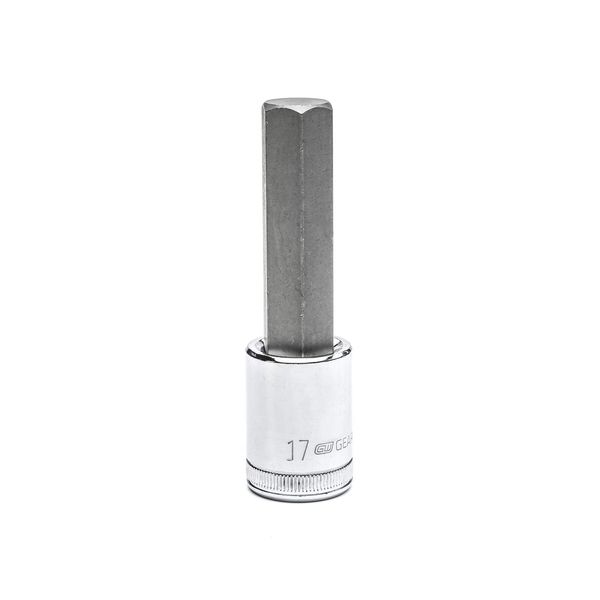 GEARWRENCH 1/2" Drive Mid Length Hex Bit Metric Socket 17mm - 82576