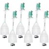 Kecura Replacement Brush-Heads Compatible with Philips Sonicare: e-Series Toothbrush Heads HX7022/66 fits Sonicare-Essence & CleanCare Electric Brush Handles, 6 Pack