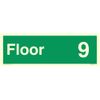 Floor 9 - Fire safety: Approved Document B Wayfinding Sign - L41